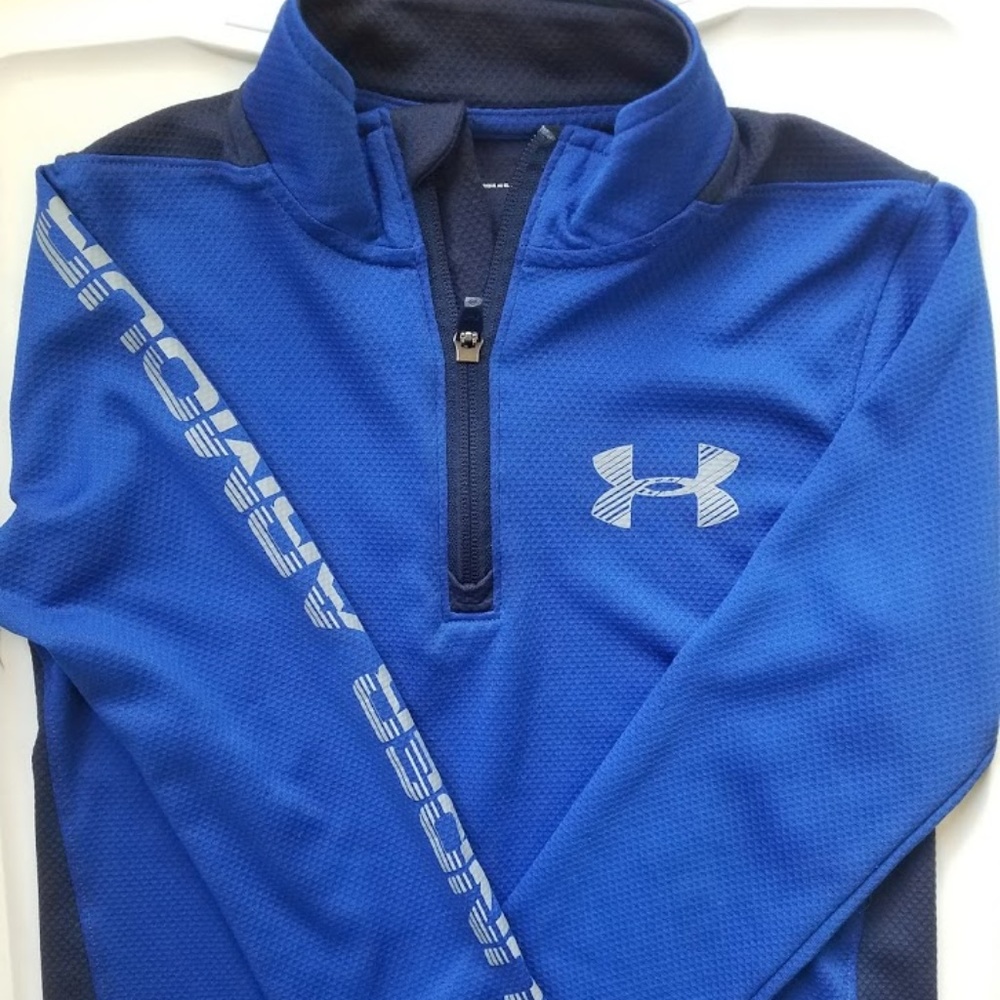 Under Armour Boys' 1/4 Zip Long Sleeve Top